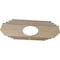 Ekena Millwork Chrysler Wood Fretwork Pierced Ceiling Medallion, Hickory, 22"W x 11"H x 5 3/4"ID x 3/8"T CMWP22X11X0375CSHI - alternate 4